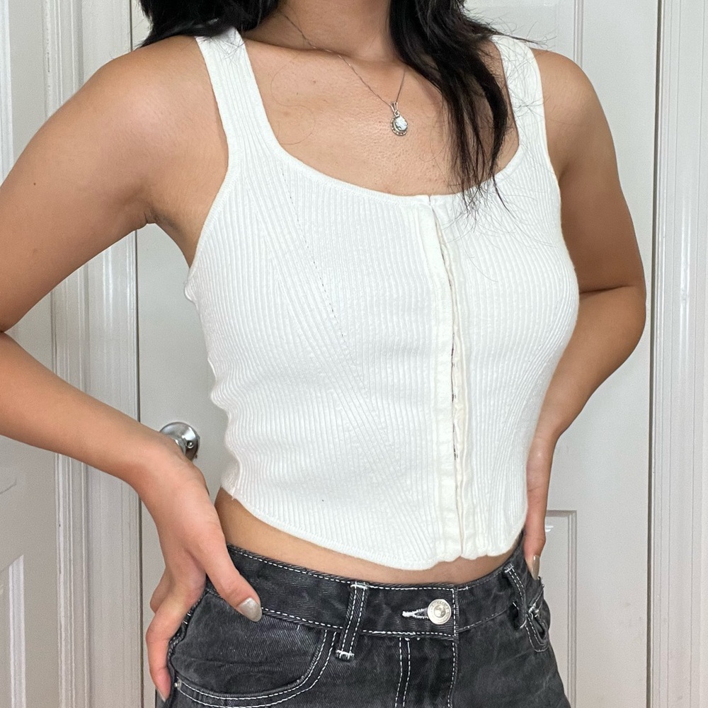 Abercrombie & Fitch corset tanktop